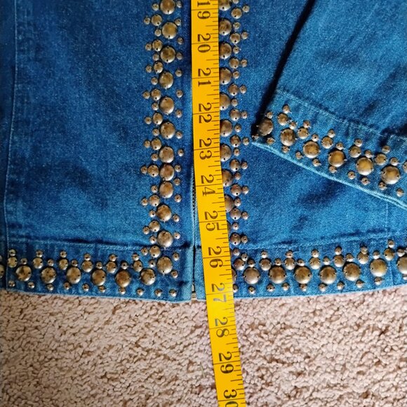 Life Style Woman's Jean Jacket rivets - Picture 6 of 10